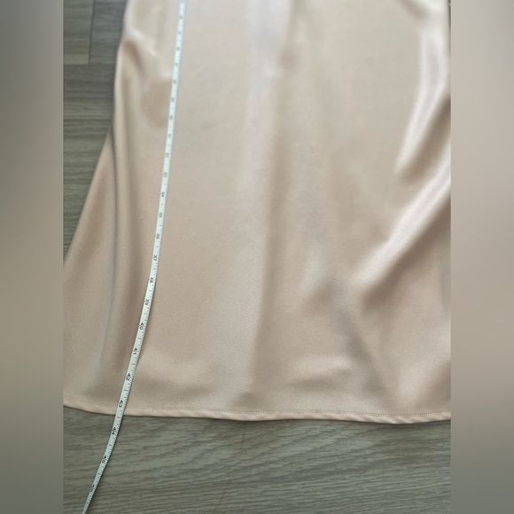 Sachin & Babi cali satin cowl neck midi slip dress with slit - Picture 8 of 8